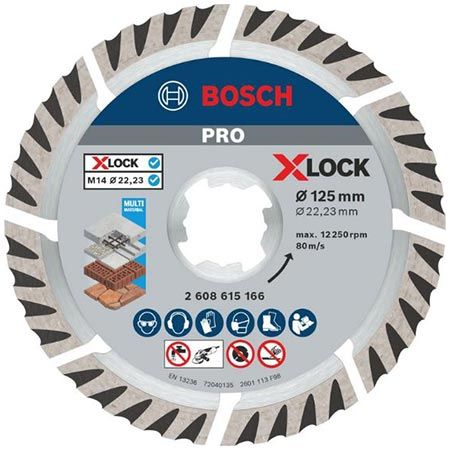 🪚 Bosch PRO Multi Material X-Lock Diamanttrennscheibe, 125mm ab 7€ (statt 15€)