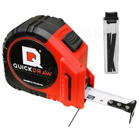 📏 2x Quickdraw Profi Maßband mit Bleistiftmarker, 8m für 14,98€ (statt 28€)