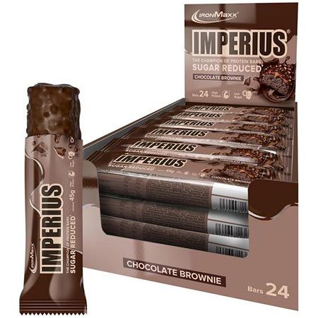 🍫 24er Pack IronMaxx Imperius Chocolate Brownie Proteinriegel ab 35,39€ (statt 48€)