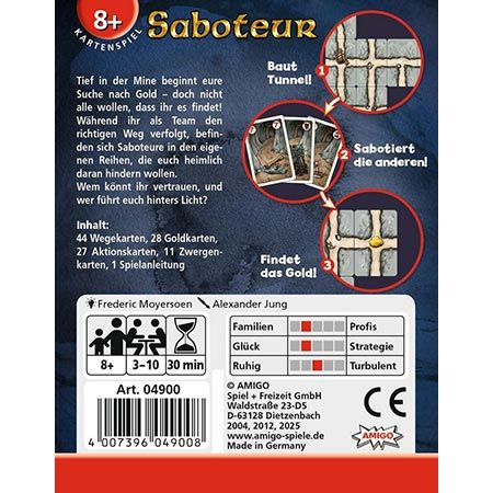 🃏 Amigo Spiele   Saboteur, Kartenspiel für 5,89€ (statt 10€)