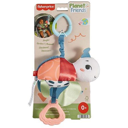 🐢 Fisher-Price Flotte Schildkröte Kinderwagenspielzeug für 4,80€ (statt 15€)