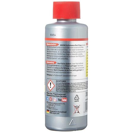 🚗 Nigrin Rost Stopp auf Tanin Basis, 200ml für 6,99€ (statt 11€)