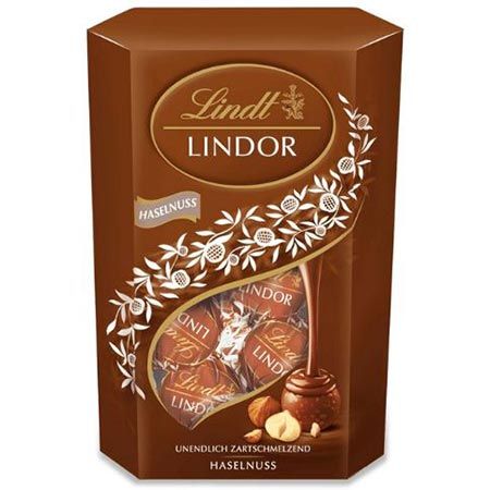 🍫 Lindt Lindor Cornet Haselnuss, 500g, 38 Kugeln ab 16€ (statt 24€)