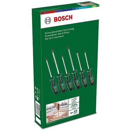 🪛 Bosch Schraubendreher Set, 6 teilig für 17,89€ (statt 24€)