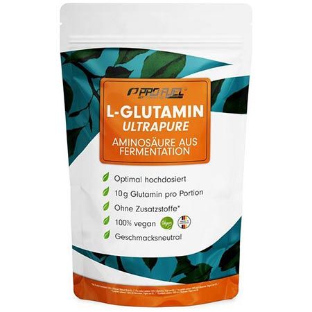 💪🏻 ProFuel L-Glutamin Pulver, 500g ab 11,96€ (statt 21€)