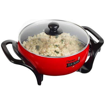 🥘 Bestron XL-Multifunktionspfanne mit Glasdeckel für 21,49€ (statt 34€)