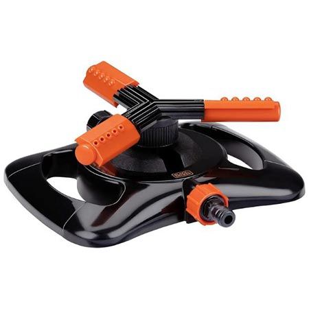 🏡 BLACK+DECKER Rasensprenger mit 3 Arme, 360° Bewässerung für 5,45€ (statt 16€)