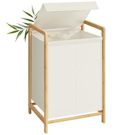 🧺 Songmics Wäschekorb mit 2 Fächer, 100L für 16,99€ (statt 20€)