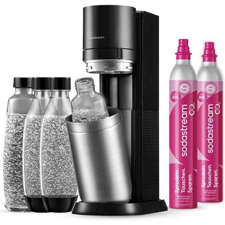🚰 SodaStream Duo Wassersprudler inkl. 2x CO2-Zylinder + 4 Flaschen für 126,99€ (statt 175€)