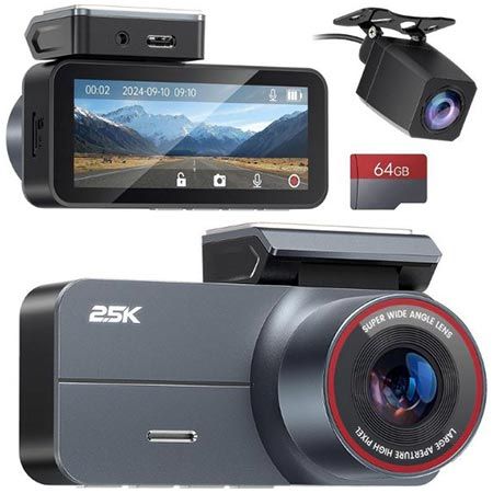 📷 Yonvim Dual Dashcam mit 2.5K + FHD & 160° Weitwinkel für 40,76€ (statt 90€)