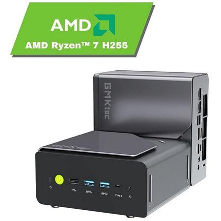 🖥️ GMKtec NucBox K12 Mini PC mit AMD Ryzen 7 H255, 64GB/1TB für 829,99€ (statt 1.000€)