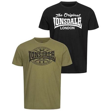 👕 2er Pack Lonsdale Morham Freizeit T-Shirts für 24,99€ (statt 40€) – Bis Gr. 5XL!