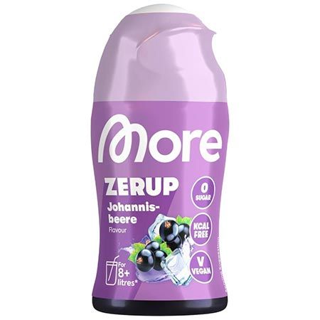 🫐 4x MORE Zerup Johannisbeere, 65ml ab 15,80€ (statt 24€)