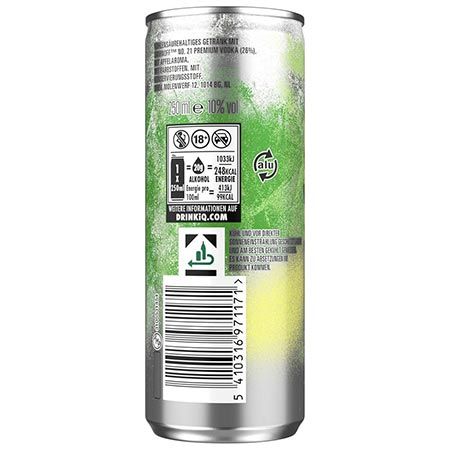 🍏 12er Pack Smirnoff Ice Green Apple Dosen, 10% Alk., 250ml ab 17,35€ (statt 33€)