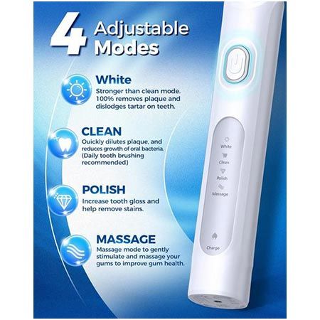 🪥 Teetheory Elektrische Zahnbürste mit 8 Bürstenköpfen für 14,99€ (statt 25€) 🪥 Teetheory Elektrische Zahnbürste mit 8 Bürstenköpfen für 14,99€ (statt 25€)