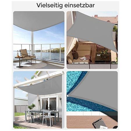 ☀️ SONGMICS Sonnensegel inkl. Zubehör in versch. Maßen ab 19,54€ (statt 24€) ☀️ SONGMICS Sonnensegel inkl. Zubehör in versch. Maßen ab 19,54€ (statt 24€)