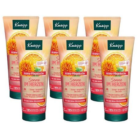 🚿 6er Pack Kneipp Aroma-Pflegedusche Sonne im Herzen ab 14,90€ (statt 18€)