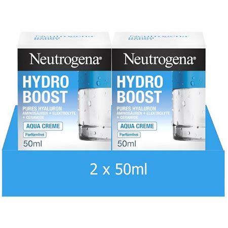 🧴 2er Pack Neutrogena Hydro Boost Aqua Creme, je 50ml ab 11,11€ (statt 19€)