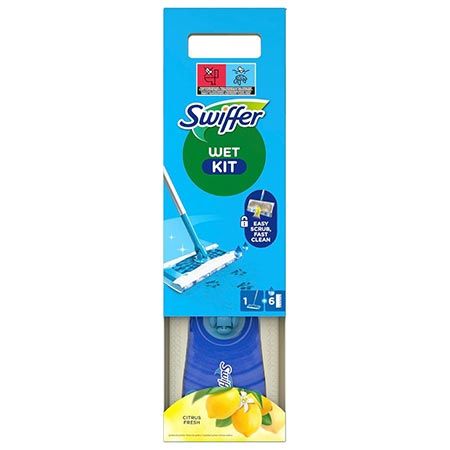 🧽 Swiffer Wet Mop Bodenwischer Starter-Set für 11€ (statt 15€)