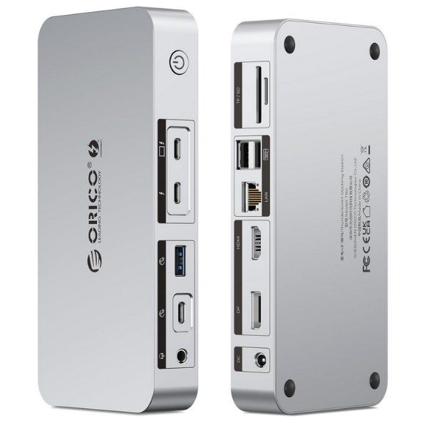 🖥️ ORICO Thunderbolt 4  Dockingstation (12in1) für MacBook M4 für 152,99€ (statt 218€)