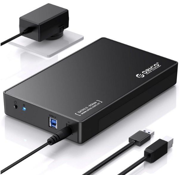 💾 ORICO Festplattengehäuse 3,5 Externes USB 3.0 für 3,5/2,5 Zoll SATA für 18,74€ (statt 27€)