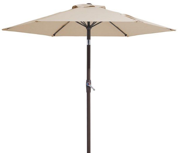 🌞 Palawano Sonnenschirm (2.3m) mit Kurbel & Eisenmast für 24,99€ (statt 50€)