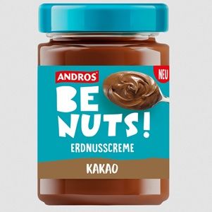 Andros Be Nuts! Erdnusscreme gratis ausprobieren