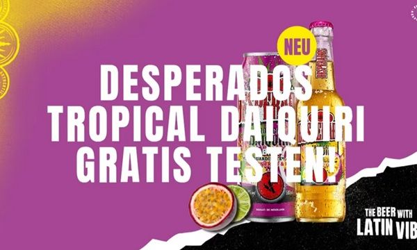 Einmal Desperados Tropical Daiquiri kostenlos