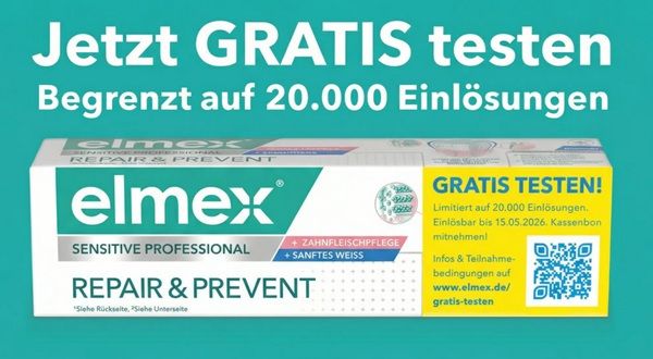 elmex Sensitive Professional Repair & Prevent Sanftes Weiss gratis ausprobieren