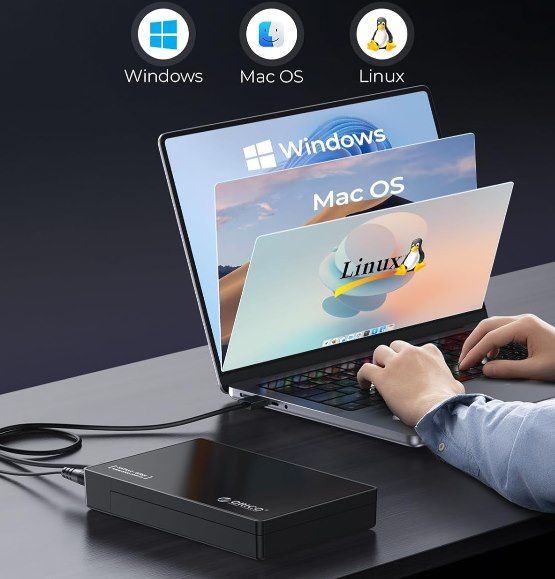 💾 ORICO Festplattengehäuse 3,5 Externes USB 3.0 für 3,5/2,5 Zoll SATA für 18,74€ (statt 27€)