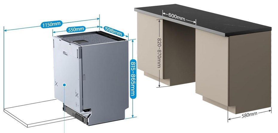 🍴 Midea Geschirrspüler (vollintegriert, 60cm) mit WLAN für 329,99€ (statt 370€)