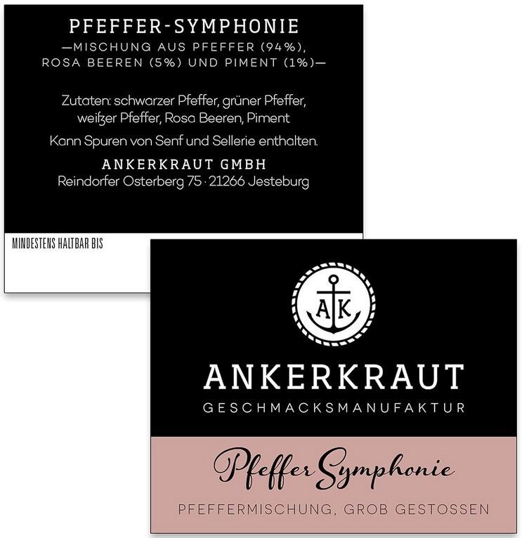 🍲 150g Ankerkraut Pfeffer Symphonie Mischung ab 8€ (statt 14€)