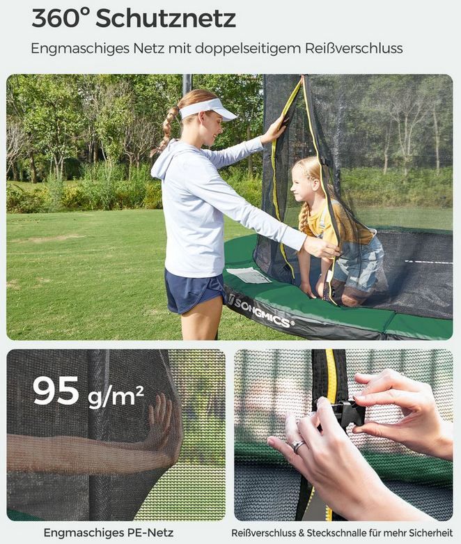 🦘 Songmics Gartentrampolin mit Sicherheitsnetz, 366cm für 208,99€ (statt 356€) 🦘 Songmics Gartentrampolin mit Sicherheitsnetz, 366cm für 208,99€ (statt 356€)