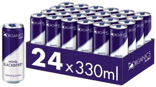 🫐 24er Pack Red Bull Organics Minty Blackberry Dose ab 26,99€ (statt 36€)   1,13€ pro Dose