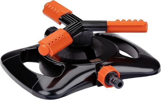 🏡 BLACK+DECKER Rasensprenger mit 3 Arme, 360° Bewässerung für 5,45€ (statt 16€)