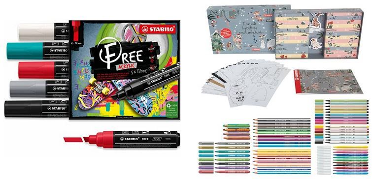 ✍🏻  25% Rabatt auf Stabilo Stift Sets   z.B. ARTY Creative Filzstifte für 17,99€ (statt 28€)