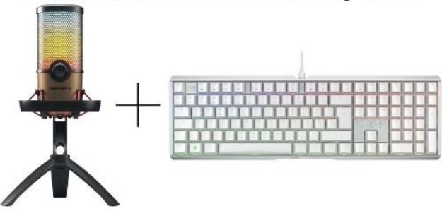⌨️ Cherry XTRFY MX 3.1 Mechanische Gaming Tastatur + UM 9.0 Pro Mic für 54,99€ (statt 88€)