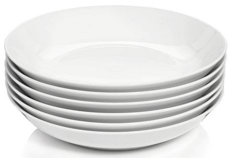 🥣 6er Pack Sänger New Port Porzellan Suppenteller, tief, 450ml für 29,74€ (statt 45€)