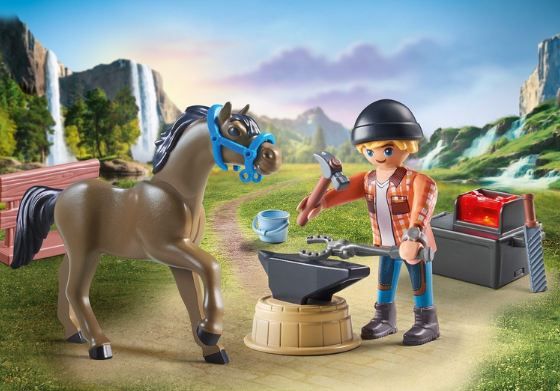 🐎 Playmobil 71357 Hufschmied Ben & Achilles Set für 8€ (statt 14€)