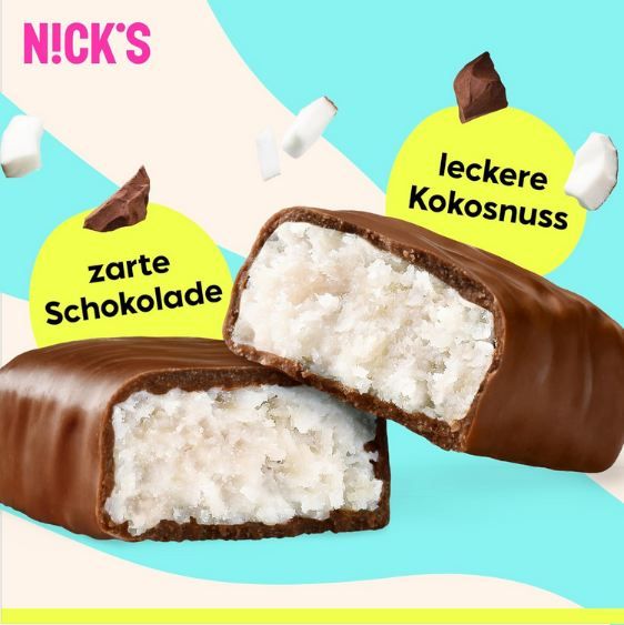 🍫 15er Pack NICKS Keto Riegel Coconut, je 40g ab 12,68€ (statt 20€)