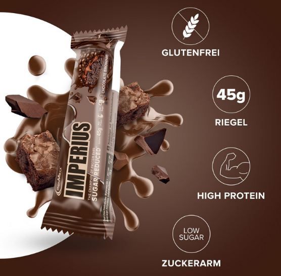 🍫 24er Pack IronMaxx Imperius Chocolate Brownie Proteinriegel ab 35,39€ (statt 48€) 🍫 24er Pack IronMaxx Imperius Chocolate Brownie Proteinriegel ab 35,39€ (statt 48€)