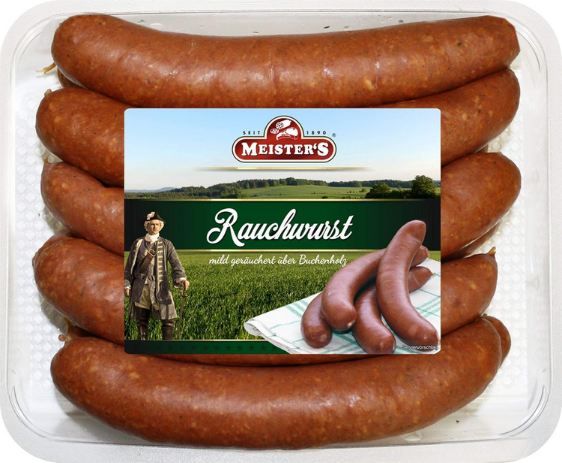 🌭 10er Pack Meisters Echte Rauchwurst, je 110g ab 19€ (statt 25€)   1,1kg!