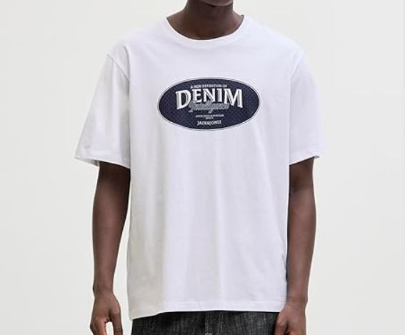 👕 Jack & Jones Jjedover Denim Tee T Shirt für 9,99€ (statt 15€)