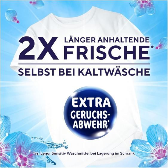 🧼 2 x 72WL Lenor Universal Aprilfrisch Pulverwaschmittel für 31,98€ (statt 42€)