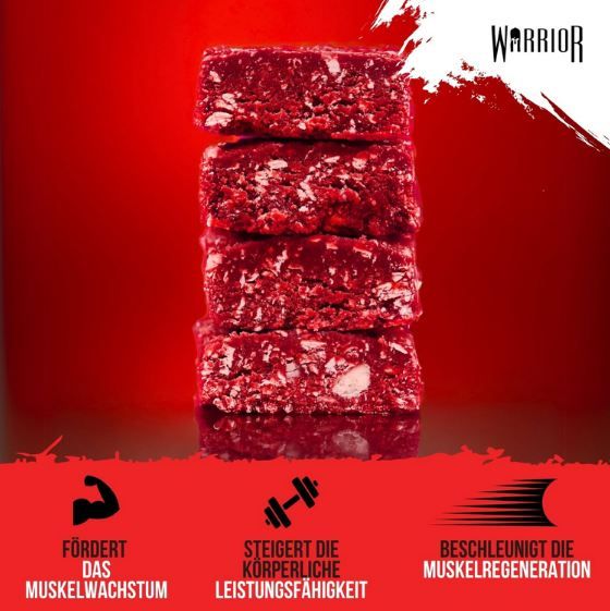 🍰 12er Pack Warrior Raw Red Velvet Kuchen Proteinriegel, je 75g ab 11€ (statt 18€)