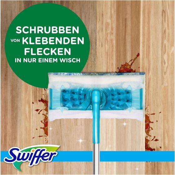 🧽 Swiffer Wet Mop Bodenwischer Starter Set für 11€ (statt 15€)