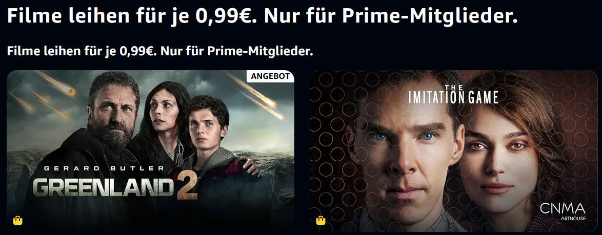 📽️ Amazon: UHD (!) Filme ab 0,99€ leihen - z.B. SISU: Greenland 2, The Imitation Game uvm. 📽️ Amazon: UHD (!) Filme ab 0,99€ leihen z.B. SISU: Greenland 2, The Imitation Game uvm.