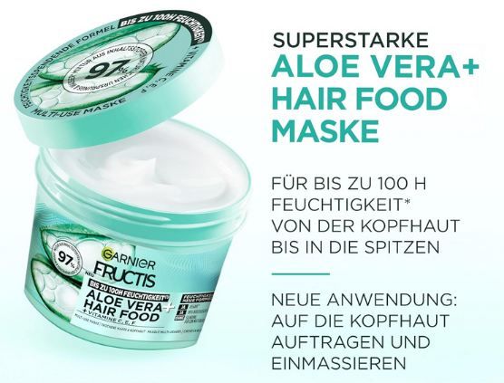 🪮 2er Pack Garnier Fructis Aloe Vera Haarmaske, 400ml ab 8€ (statt 12€)