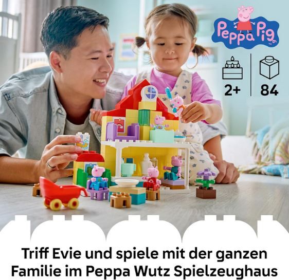 đ LEGO DUPLO 10467 Peppa Wutz Familienhaus fĂŒr 46,99⏠(statt 55âŹ) đ LEGO DUPLO 10467 Peppa Wutz Familienhaus fĂŒr 46,99⏠(statt 55âŹ)