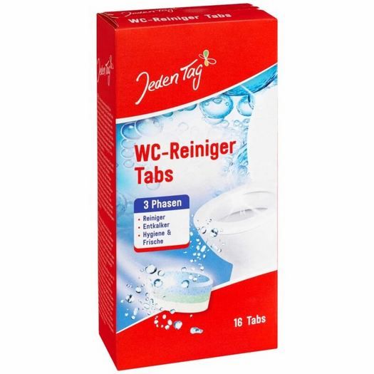 🚽 12 x 16er Pack Jeden Tag WC-Reinigungstabs ab 8,60€ (statt 17€) – Joybuy Neukunden
